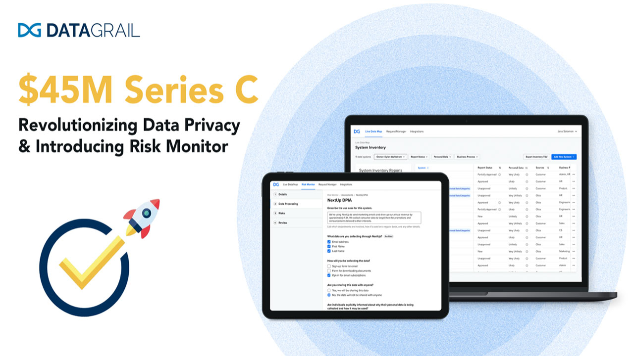 Leading data privacy platform DataGrail has closed $45 million in Series C funding in an oversubscribed round that brings DataGrail’s total funding to $84.2 million.