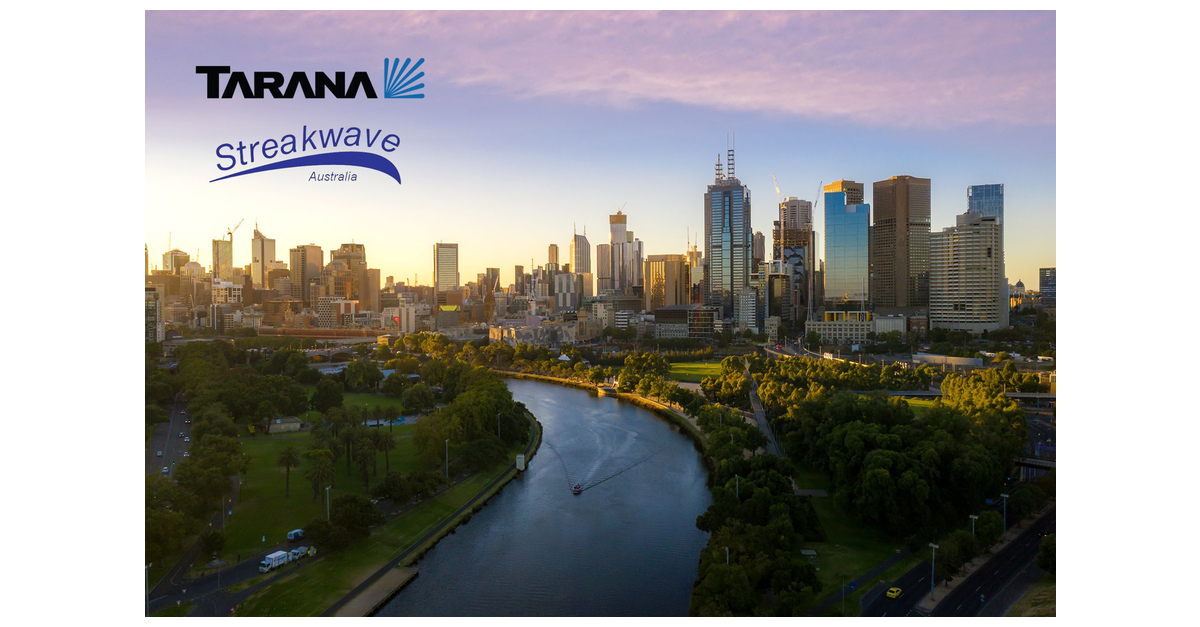 Streakwave Australia Introduces Tarana's Next-Generation Fixed Wireless Access (ngFWA) Platform, Becomes First Official G1 Distributor in the Region