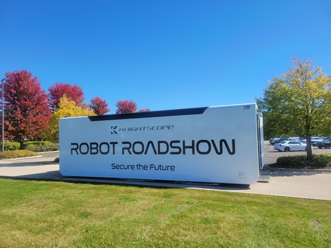 Knightscope Robot Roadshow Landing in Lebanon, Ohio (Photo: Business Wire)