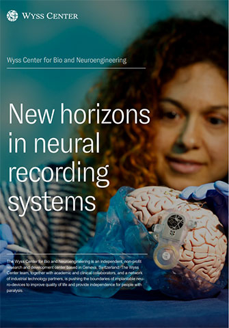 New whitepaper reveals first brain signals recorded by the ABILITY brain-computer interface system and the next steps to human clinical trials for people with severe paralysis. ©Wyss Center