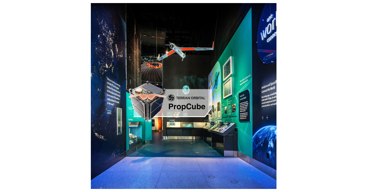 Terran Orbital-Developed PropCube Finds New Home at Smithsonian's National Air and Space Museum