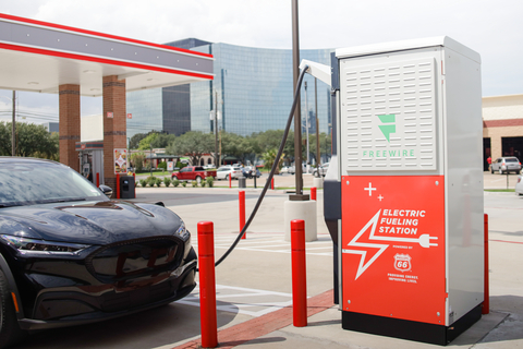 The chargers mark the debut of ultrafast EV charging at a convenience fuel station in Houston. They also are the first commissioned FreeWire chargers in Texas.