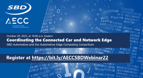 original Register for AECC and SBD Automotive's upcoming webinar on Thursday, October 20 at 10 a.m. Eastern. (Graphic: Business Wire)