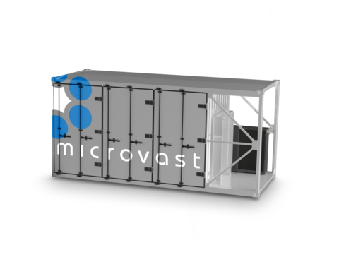 Prototype Rendering - Microvast ESS Container (Photo: Business Wire)