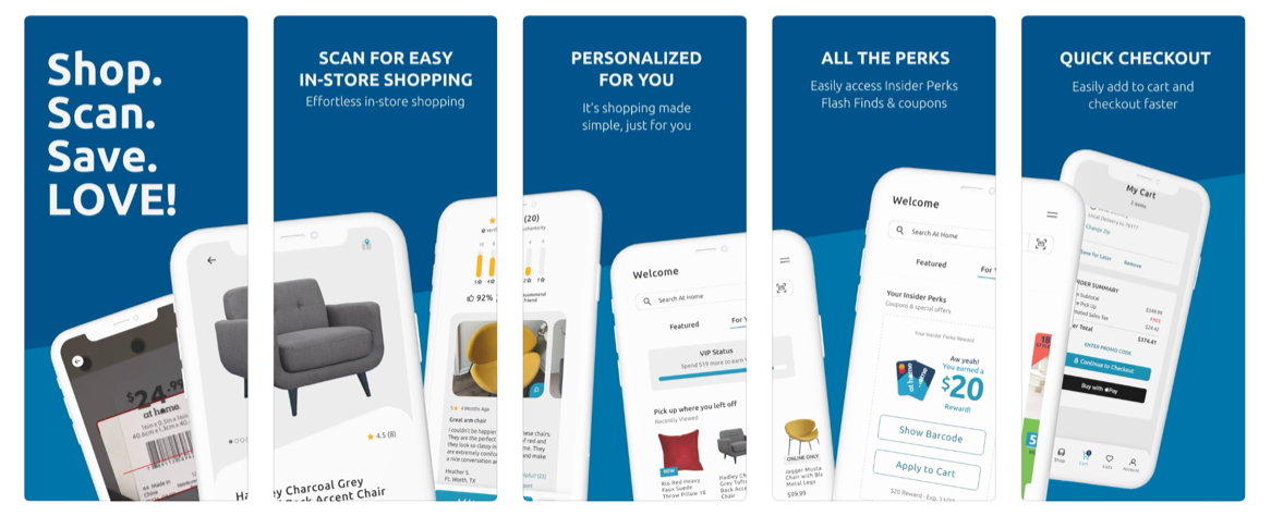 At Home Launches Mobile App and Expands Same Day Delivery