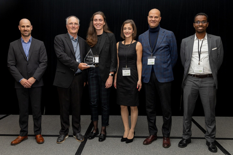 Ameresco receives Energy Storage Canada’s Landmark Application Award for its carbon reduction project with Canada’s John Paul II Catholic Secondary School. (Photo: Business Wire)