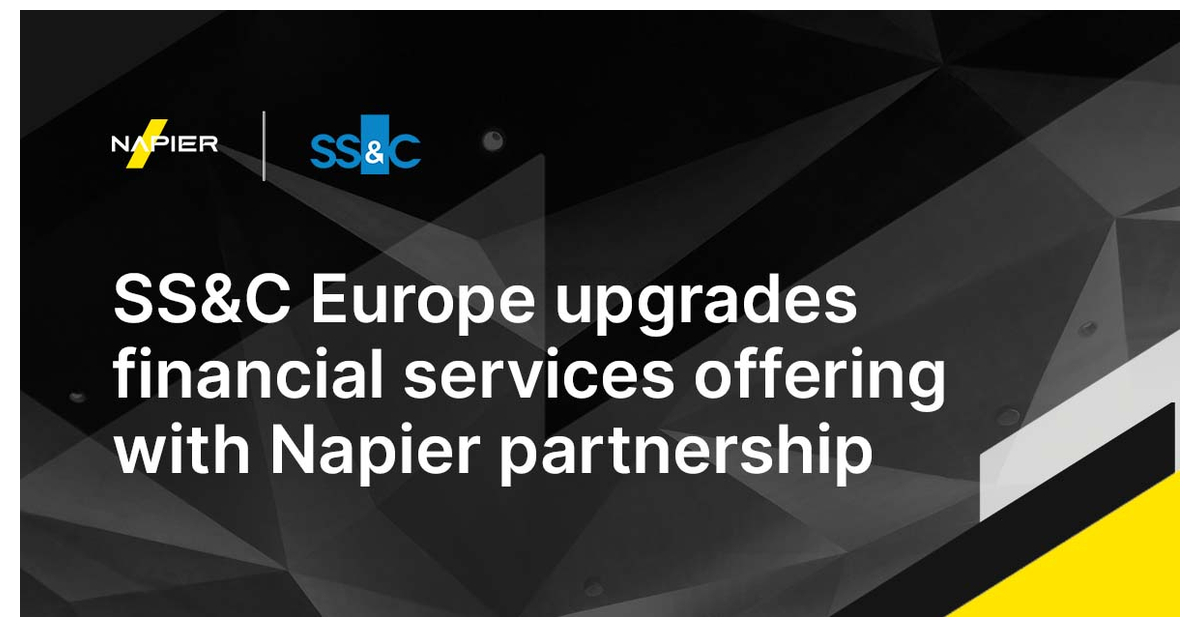 SS&C Europe Upgrades Financial Services Offering with Napier's AI-enhanced Compliance Solutions