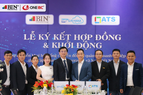 original The representatives of One IBC Group, SAP, and ATS Vietnam officially signed a cooperation agreement (Photo: Business Wire)