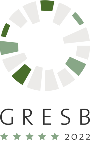 Columbia Property Trust has achieved a 5 Star rating for its performance in the 2022 Global Real Estate Sustainability Benchmark (GRESB), which is the highest rating offered by GRESB for distinguished Environmental, Social and Governance (ESG) leadership and performance. (Graphic: Business Wire)