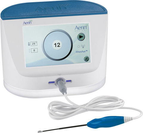 original A new Category I CPT code for endoscopic destruction of the posterior nasal nerve using radiofrequency ablation will be effective January 1, 2024. The new code describes the procedure that ENT surgeons perform using RhinAer. RhinAer is a non-invasive, temperature-controlled radiofrequency technology that durably treats the causes of rhinorrhea (runny nose), post-nasal drip and congestion associated with chronic rhinitis in a single session. (Photo: Business Wire)