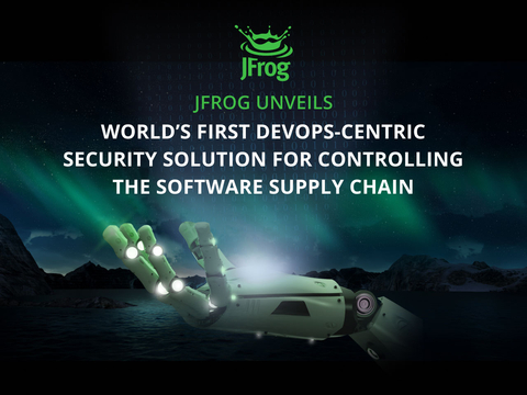 JFrog Unveils World’s First DevOps-Centric Security Solution to Control the Entire Software Supply Chain (Graphic: Business Wire)