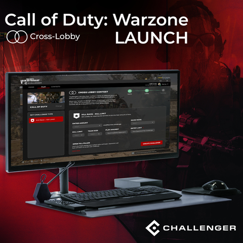 Challenger introduces its Call of Duty: Warzone offering, making the company the first esports solution to enable gamers to compete in peer-to-peer cash contests in battle royale gaming. (Photo: Challenger)
