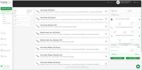 thumbnail Create Custom Fastener Kits Online (Graphic: Business Wire)