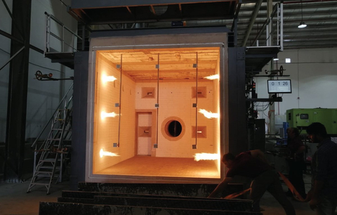 original Advanced Construction Technology Services (ACTS) has recently launched the “Fire Resistance & Reaction to Fire Testing” service in Dammam, Saudi Arabia. (Photo: Business Wire)