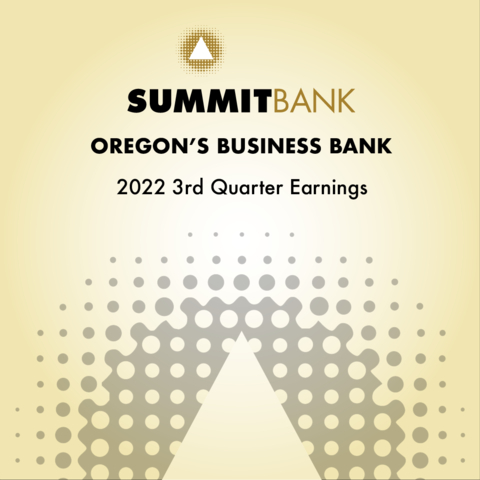 Summit Bank Group Reports 3rd Quarter Earnings (Graphic: Business Wire)