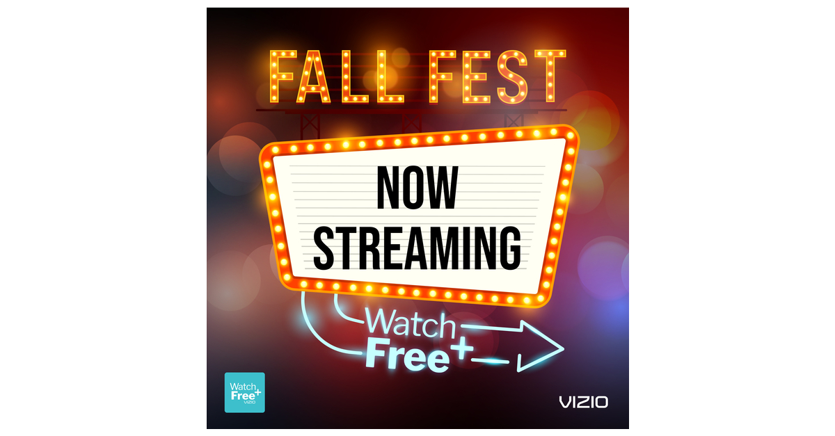 VIZIO Unveils WatchFree+ 'Fall Fest' Programming Line-Up