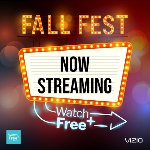 VIZIO Unveils WatchFree+ ‘Fall Fest’ Programming Line-Up (Graphic: Business Wire)