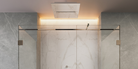 original CRL unveils new, low-profile hardware for frameless shower enclosures: the exquisitely designed and meticulously manufactured Bellagio, Como, and Lugano lines of hinges, tested to 100,000 cycles to ensure flawless operation. (Photo: Business Wire)