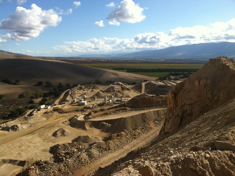 Granite's Handley Ranch Quarry in Gonzales, CA. (Photo: Business Wire)