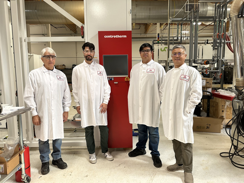 Amprius Technologies received its first large-scale anode production machine from centrotherm. (Photo: Business Wire)
