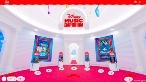 Disney Music Emporium Virtual Experience artwork (Graphic: Disney Music Group)