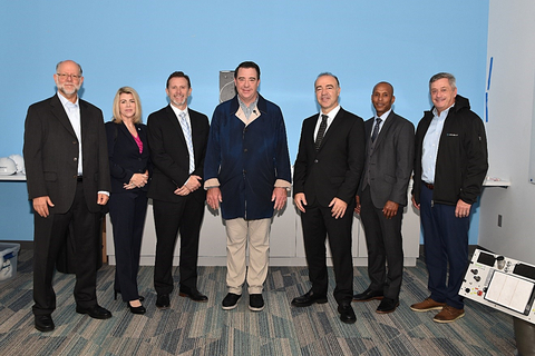 original From left to right: Dr. Emory De Castro (Chief Technology Officer, Advent Technologies), Sue Whitaker (Regional Director at the Massachusetts Office of Business Development), Warren Brower (Vice President of Business Development, Advent Technologies), Danny Ryan (State Representative), Dr. Vasilis Gregoriou (Chairman and Chief Executive Officer, Advent Technologies), Mark Wigfall (Greater Boston Market Maker from Commonwealth Corporation), Jim Coffey (Chief Operating Officer & General Counsel, Advent Technologies)