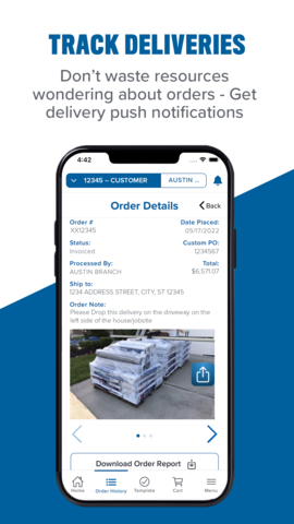 thumbnail Track deliveries with Beacon's mobile app. (Graphic: Business Wire)