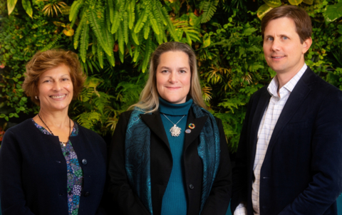 From left to right: Ethics and Sustainability Board members Dr Enrica Alteri, Professor Marie-Claire Cordonier Segger (Chair of the Board), Professor Jeffrey Skopek.(Photo: Business Wire)