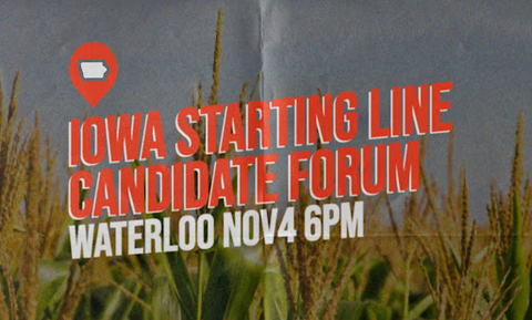Iowa Starting Line Candidate Forum in Waterloo (Photo: Business Wire)