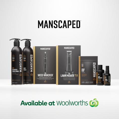 MANSCAPED® brings its core products to Australian grocery giant, Woolworths. (Photo: Business Wire)