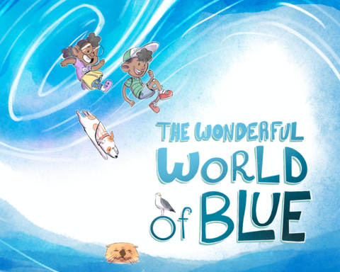 “The Wonderful World of Blue”, a free, educational children’s e-book, co-created by Dawn and Jenna Bush Hager (Graphic: Business Wire)