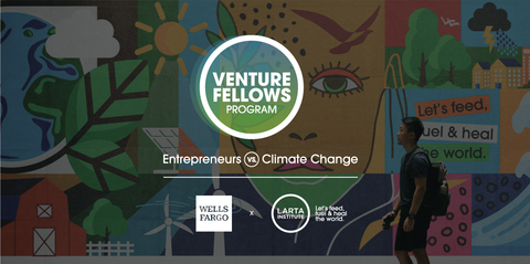 Larta Institute and Wells Fargo to support local innovators to combat the impacts of climate change on local communities in U.S. cities. (Graphic: Larta Institute)