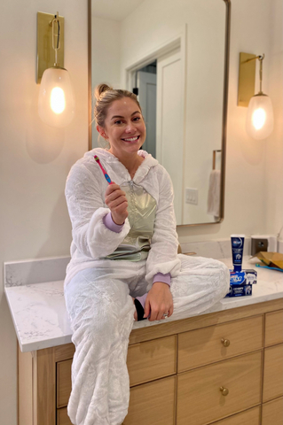 To kick off the spooky season with a smile, Crest teamed up with Olympian, mom and lifestyle creator Shawn Johnson, to share her tips and tricks for Halloween prep. (Photo: Business Wire)