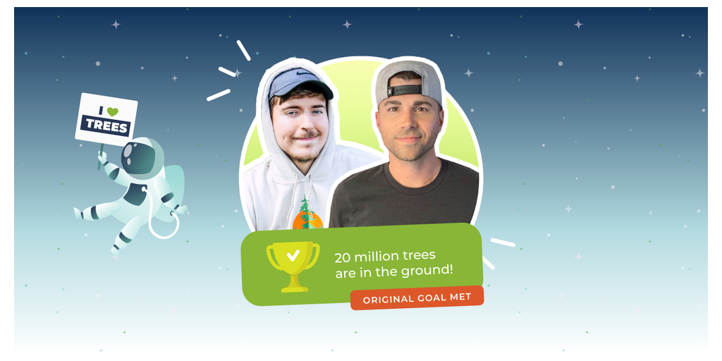 Kept: MrBeast, Mark Rober & Campaign Successfully Plant 20 Million | Business Wire