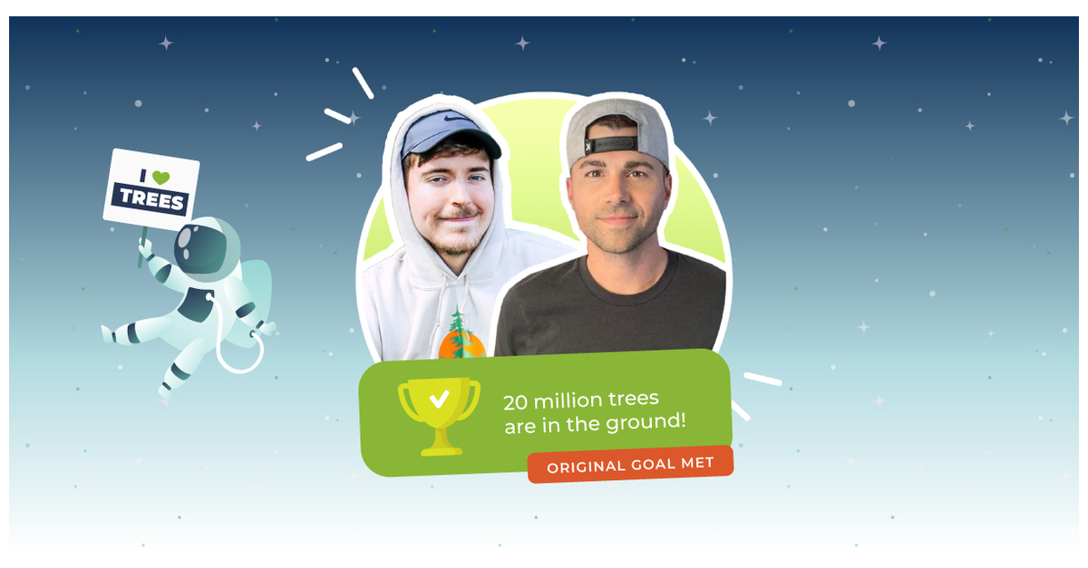 Kept: MrBeast, Mark Rober & Campaign Successfully Plant 20 Million | Business Wire