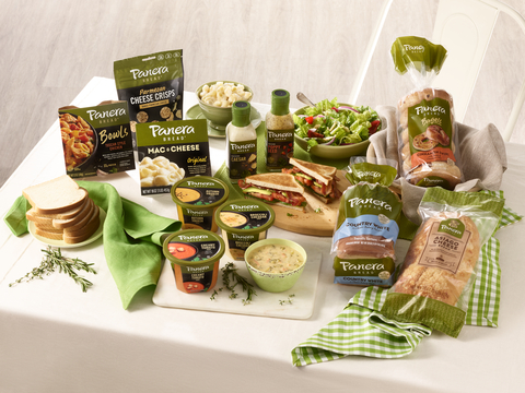 Panera offers a diverse range of grocery products, including bakery-cafe favorites across categories including Refrigerated Soup, Refrigerated Mac & Cheese, Refrigerated Dressing, Artisan Bread, Sliced Bread and Bagels. (Photo: Business Wire)