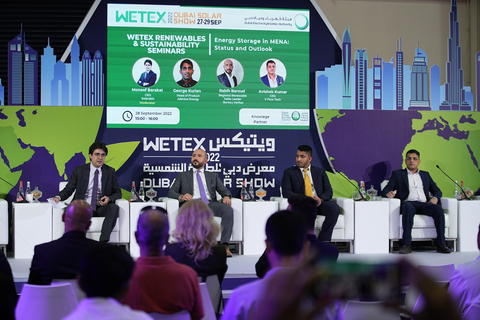original 47,415 visitors to the 24th WETEX and Dubai Solar Show organised by DEWA (Photo: AETOSWire)