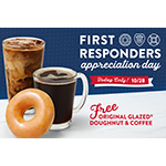 KRISPY KREME® Honors First Responders with Free Doughnut and Coffee on ...