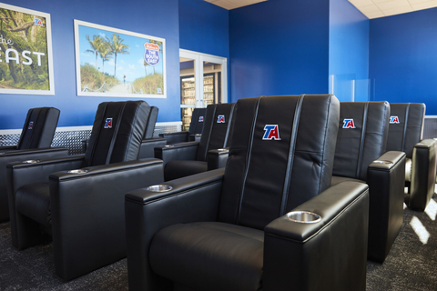 Driver lounge in the new TA Express Statesboro, Ga. The newly built sites and refreshed locations have driver lounges with comfortable seating. (Photo: Business Wire)