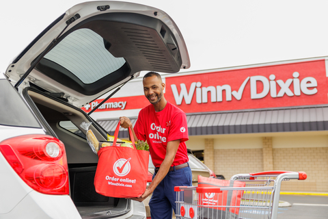 Southeastern Grocers is now offering a new online shopping and delivery service to customers in more than 375 Winn-Dixie stores and Harveys Supermarket locations throughout Alabama, Florida, Georgia, Louisiana and Mississippi. (Photo: Business Wire)