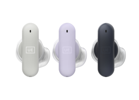 UE FITS available in 3 colors: Cloud (Grey), Dawn (Lilac) and Eclipse (Midnight Blue) (Photo: Business Wire)