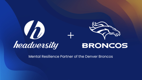 headversity Announces Partnership with Denver Broncos (Graphic: Business Wire)