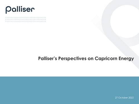 Palliser's Perspectives on Capricorn Energy