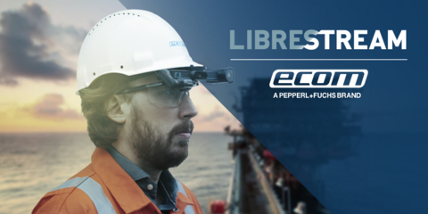 Librestream and ECOM Instruments are introducing a joint solution that integrates Onsight Connect, the smart glasses Visor-Ex®, and Smart-Ex® smartphones, enabling customers to achieve a new level of on-site collaboration. (Photo: Business Wire)