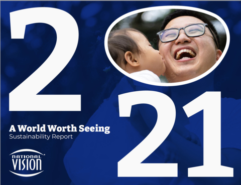 National Vision, Inc., America's second largest optical retailer, has released its 2021 Sustainability Report, "A World Worth Seeing." (Photo: Business Wire)
