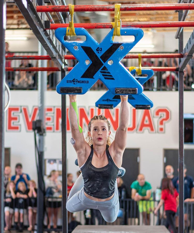 Insulet is co-sponsoring American Ninja Warrior Katie Bone, an Omnipod® user, who will appear at a community-wide game night hosted by JDRF in Albuquerque, New Mexico, on November 2. Photo courtesy of Brooke Michiels / @b.happycamper.