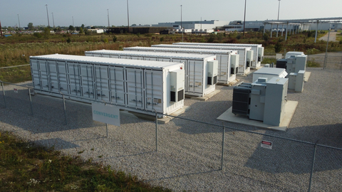 Convergent Energy and Power’s battery storage system for Ford Motor Company’s Essex Engine Plant. (Photo: Business Wire)