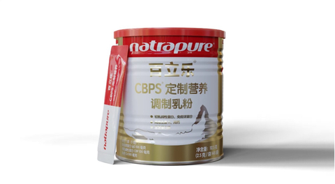 The Natrapure CBPS Milk Powder is formulated using a combination of colostrum basic protein (CBP) and immunoglobulin G (IgG). Both CBP and IgG are active nutrients found in bovine colostrum. The APS24 logo indicates that the Natrapure product uses only PanTheryx APS high-quality 24-hour colostrum. (Photo: Business Wire)