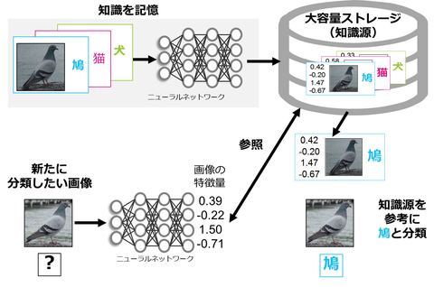 大容量ストレージを活用した画像分類方式 （画像：ビジネスワイヤ）