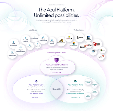 The Azul Platform, now including Azul Vulnerability Detection. (Photo: Business Wire)